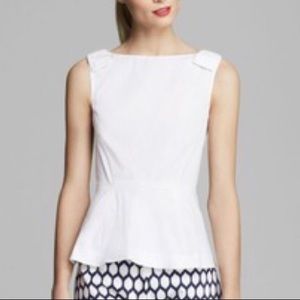 Kate Spade Thalia Peplum Top Size 4